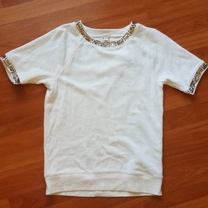 J. Crew white t-shirt